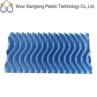 검은 푸른 PVC 냉각탑 충진 팩 벌집형 충진 500 밀리미터 0.32-0.6mm