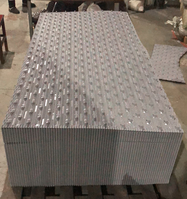 탑을 냉각시키는 750X2000mm 엄격한 PVC는 탑을 냉각시키는 CF750 충전물 매체를 충전합니다