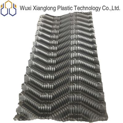 검은 푸른 PVC 냉각탑 충진 팩 벌집형 충진 500 밀리미터 0.32-0.6mm